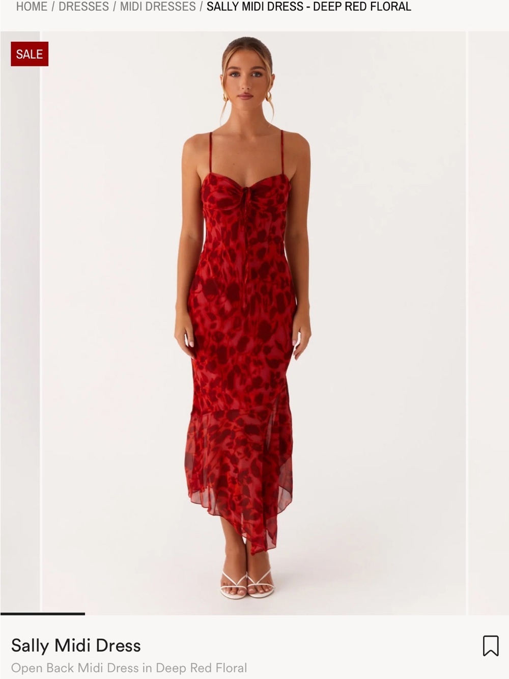 Pepper mayo Sally Midi Dress - only worn once